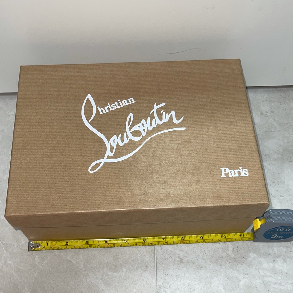 Christian Louboutin Brown and White Accessory Box